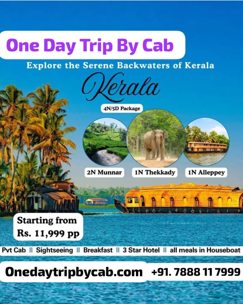 Munnar Thekkady alleppy Tour Package
